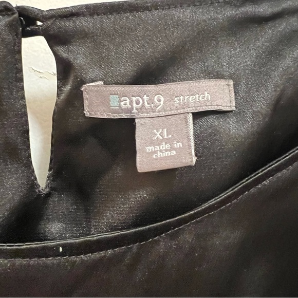 Apt. 9 Stretch Square Puffed Sleeve Top Size XL - Picture 4 of 9